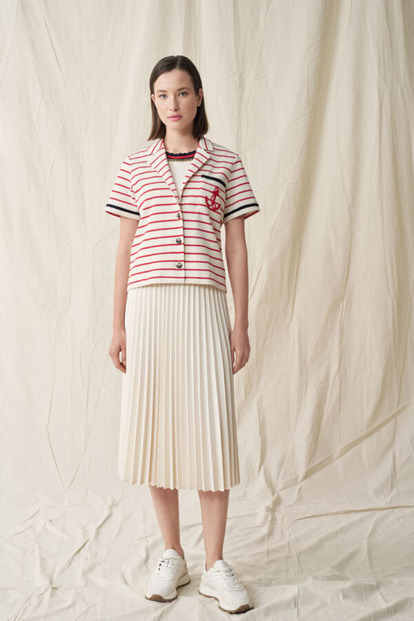 Ζακέτα bubble με πέτο