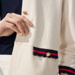 Ζακέτα με scallop rib αντιθέσεις (3)