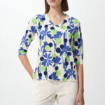 Μπλούζα floral με πλαϊνες αντιθέσεις (3)