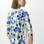 Μπλούζα floral με πλαϊνες αντιθέσεις (4)