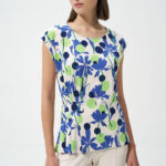 Τοπ floral με πλαϊνες πιέτες (1)