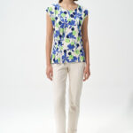 Τοπ floral με πλαϊνες πιέτες (2)