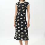 Φόρεμα daisy monogram με lurex rib (6)