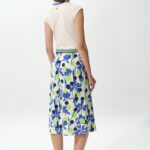 Φόρεμα floral με αντιθέσεις και multi ριπ (4)