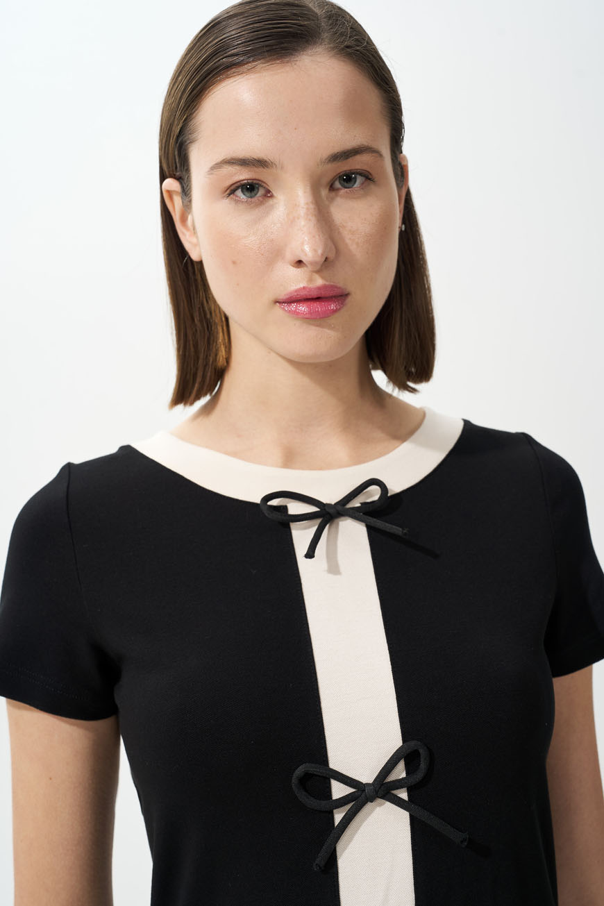 Φόρεμα ίσιο με φιόγκους (3)