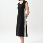 Φόρεμα με αντιθέσεις στο πλάι (1)