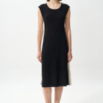 Φόρεμα με αντιθέσεις στο πλάι (4)