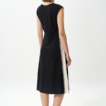 Φόρεμα με αντιθέσεις στο πλάι (5)