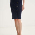 12506 Φούστα με κουμπιά εμπρός (2)