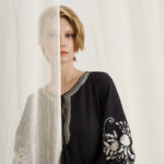 12522 Φόρεμα κεντήματα με μείγμα λινού (2)