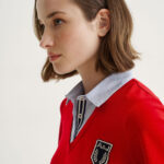 12537 Μπλουζοπουκάμισο με striped γιακά (2)