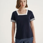 12543 Μπλούζα contrast με τετράγωνη λαιμουδιά (1)