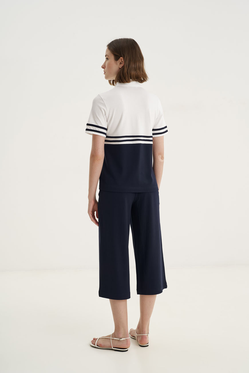 12555 Polo με contrast ρίγες (4)