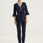 12560 Άνετη μπλούζα με αντιθέσεις (2)