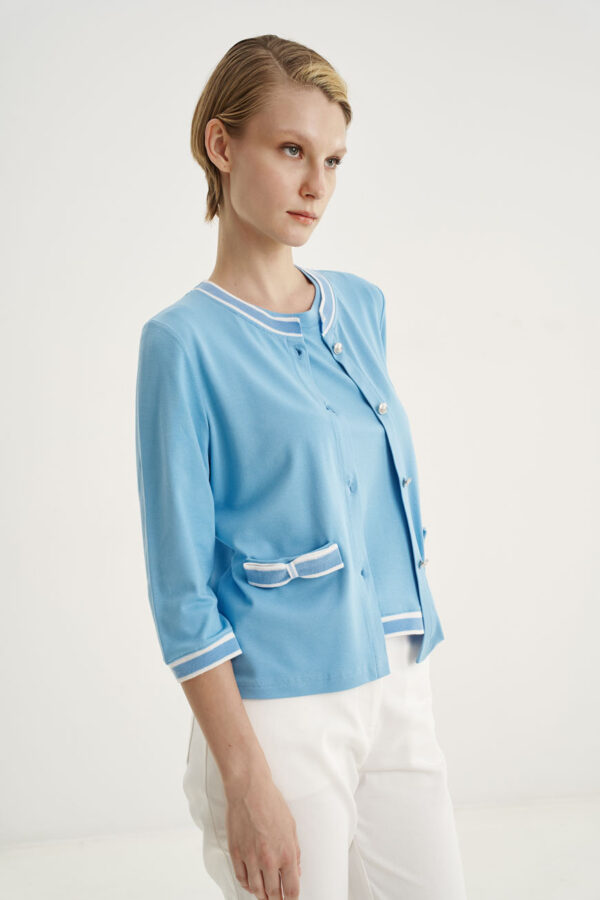 Ζακέτα με φιόγκους