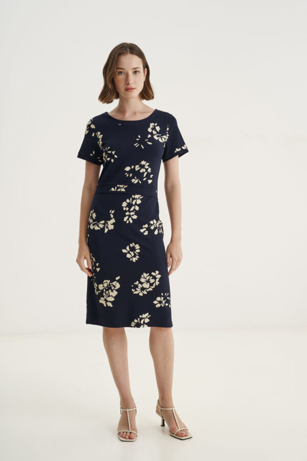 Φόρεμα με ρέλια flower print