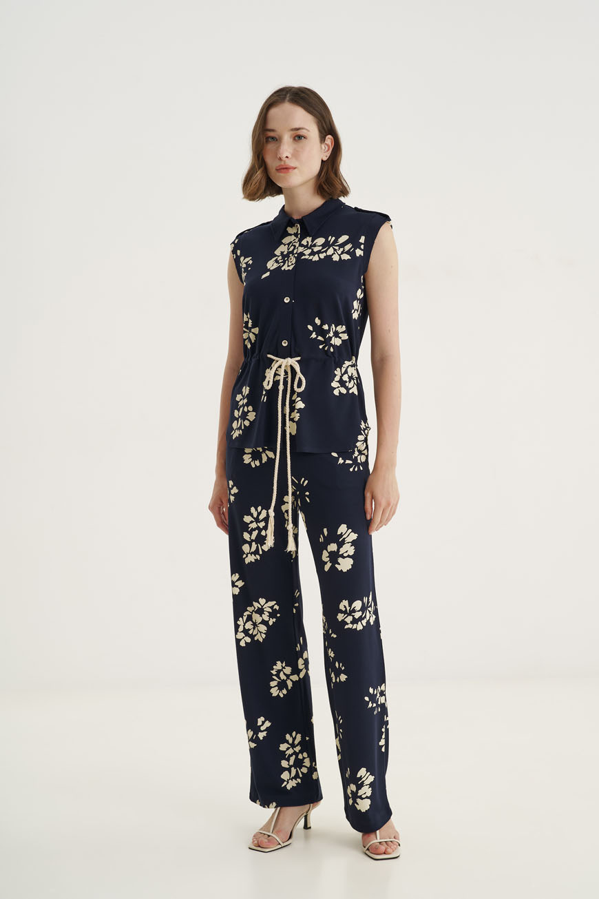 12577 Αμάνικη ζακέτα flower print (2)