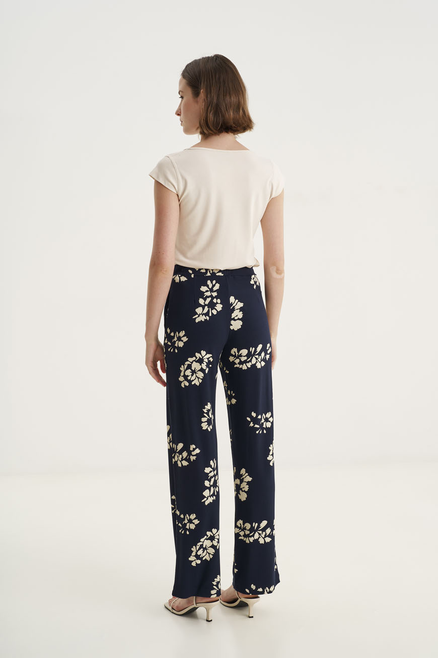 12581 Παντελόνι flower print (5)