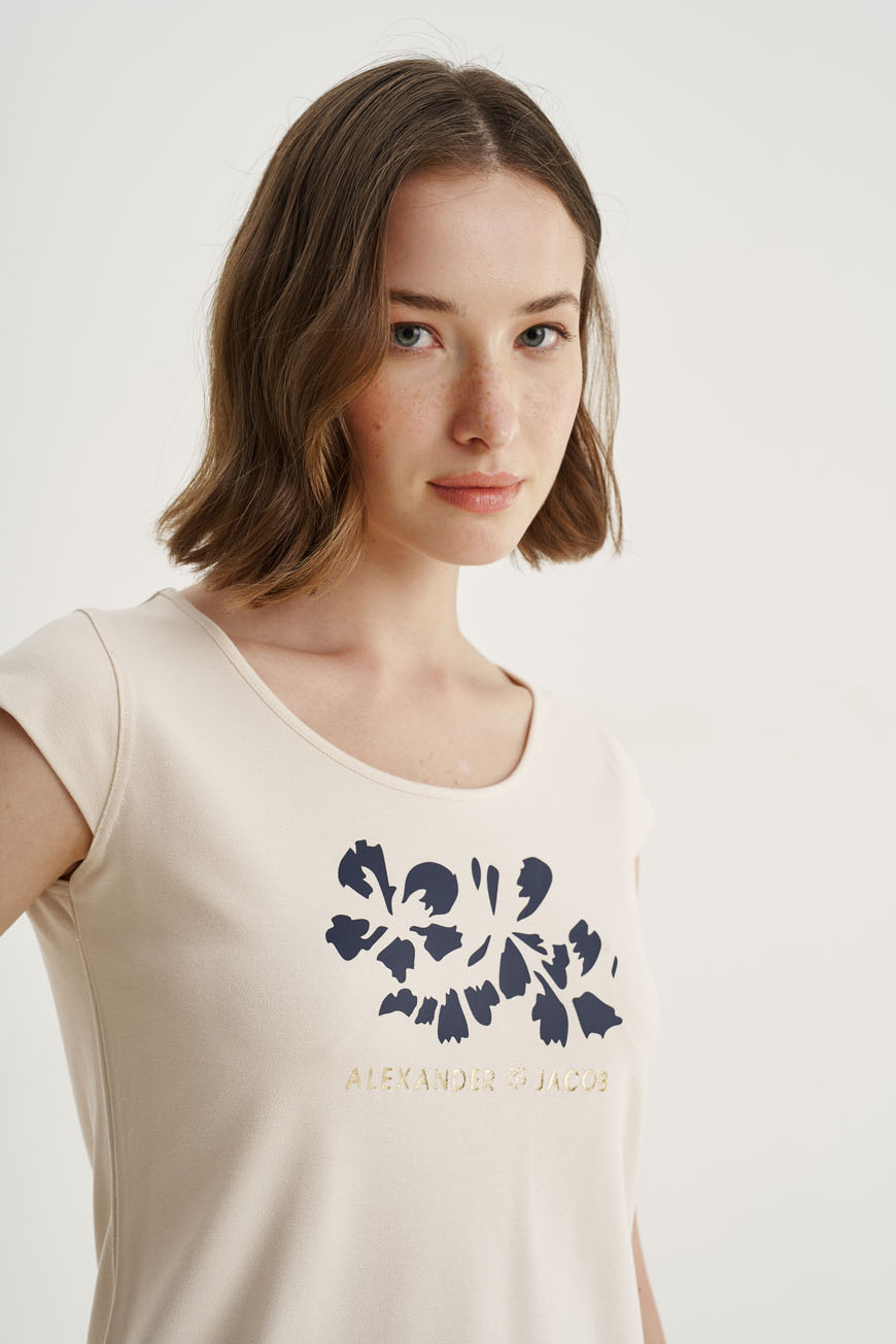 12586 Τοπ με foil flower print (3)