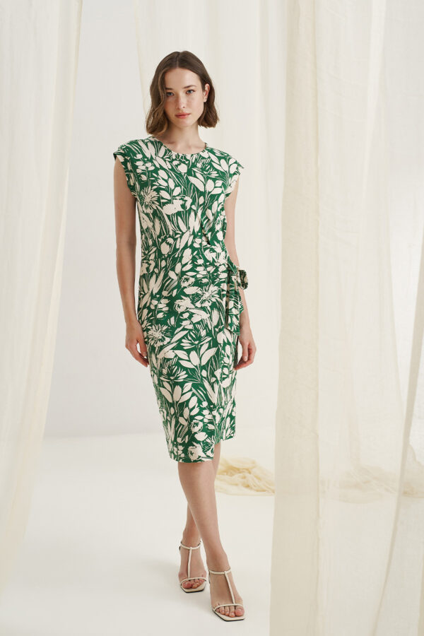 Φόρεμα wrap tulips