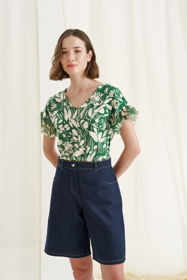 Μπλούζα Ve ruffle tulips