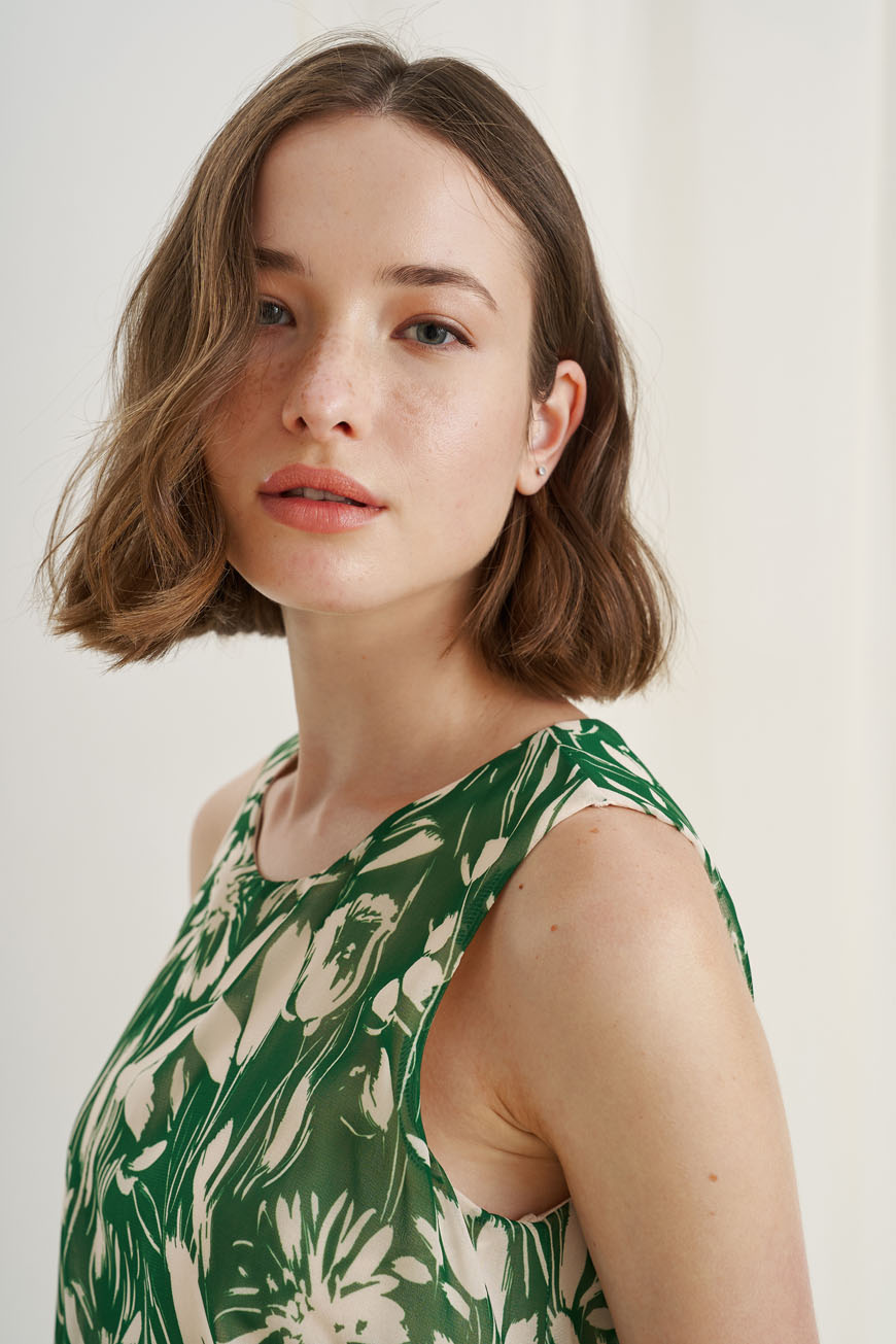 12596 Φόρεμα άνετο σε μουσελίνα tulips (4)