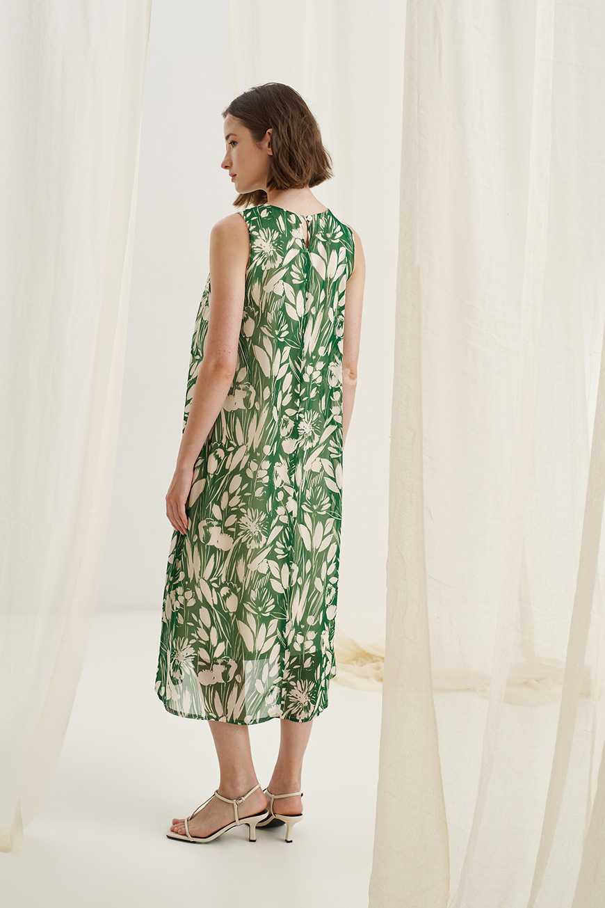 12596 Φόρεμα άνετο σε μουσελίνα tulips (5)