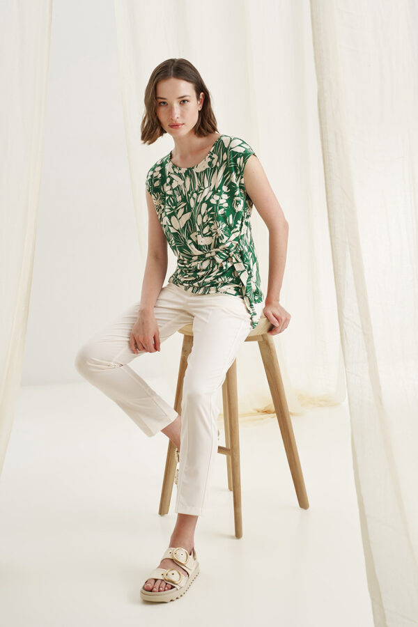 Μπλούζα με δέσιμο tulips