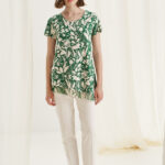 12600 Μπλούζα άνετη με συνδυασμό μουσελίνα tulips (4)