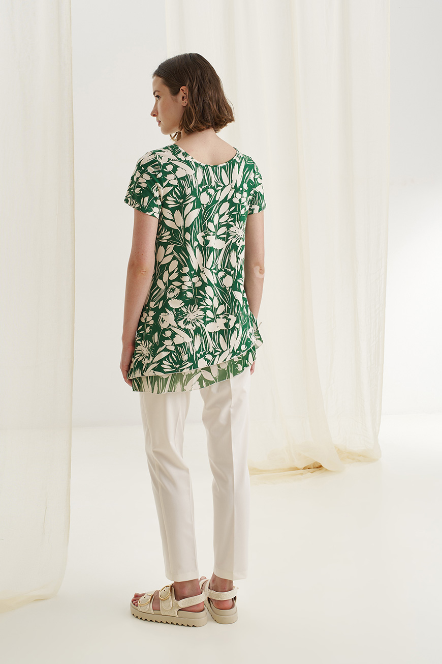12600 Μπλούζα άνετη με συνδυασμό μουσελίνα tulips (5)