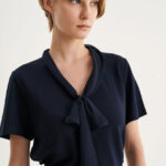 12603 Μπλούζα με δέσιμο μουσελίνα (3)