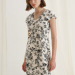 12609 Φόρεμα με φιόγκο στην πλάτη birds (3)