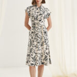 12612 Polo φόρεμα με γιακά birds (1)