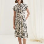 12612 Polo φόρεμα με γιακά birds (4)