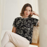 12615 Μπλούζα με contrast birds (2)