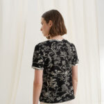 12615 Μπλούζα με contrast birds (5)