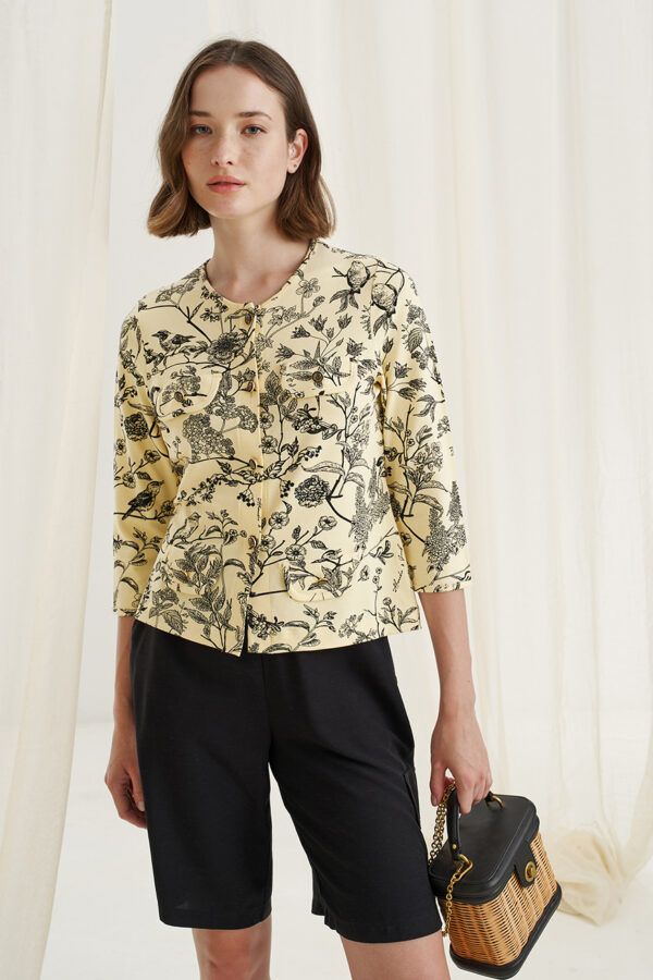 Ζακέτα με πατ birds