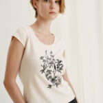 12620 Τοπ piece-print birds (1)