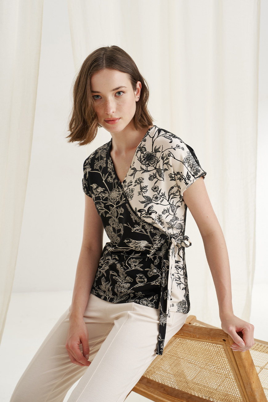 12622 Μπλούζα Ve με δέσιμο birds (2)