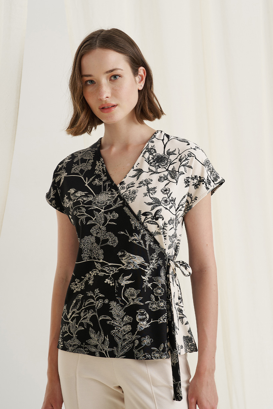 12622 Μπλούζα Ve με δέσιμο birds (3)