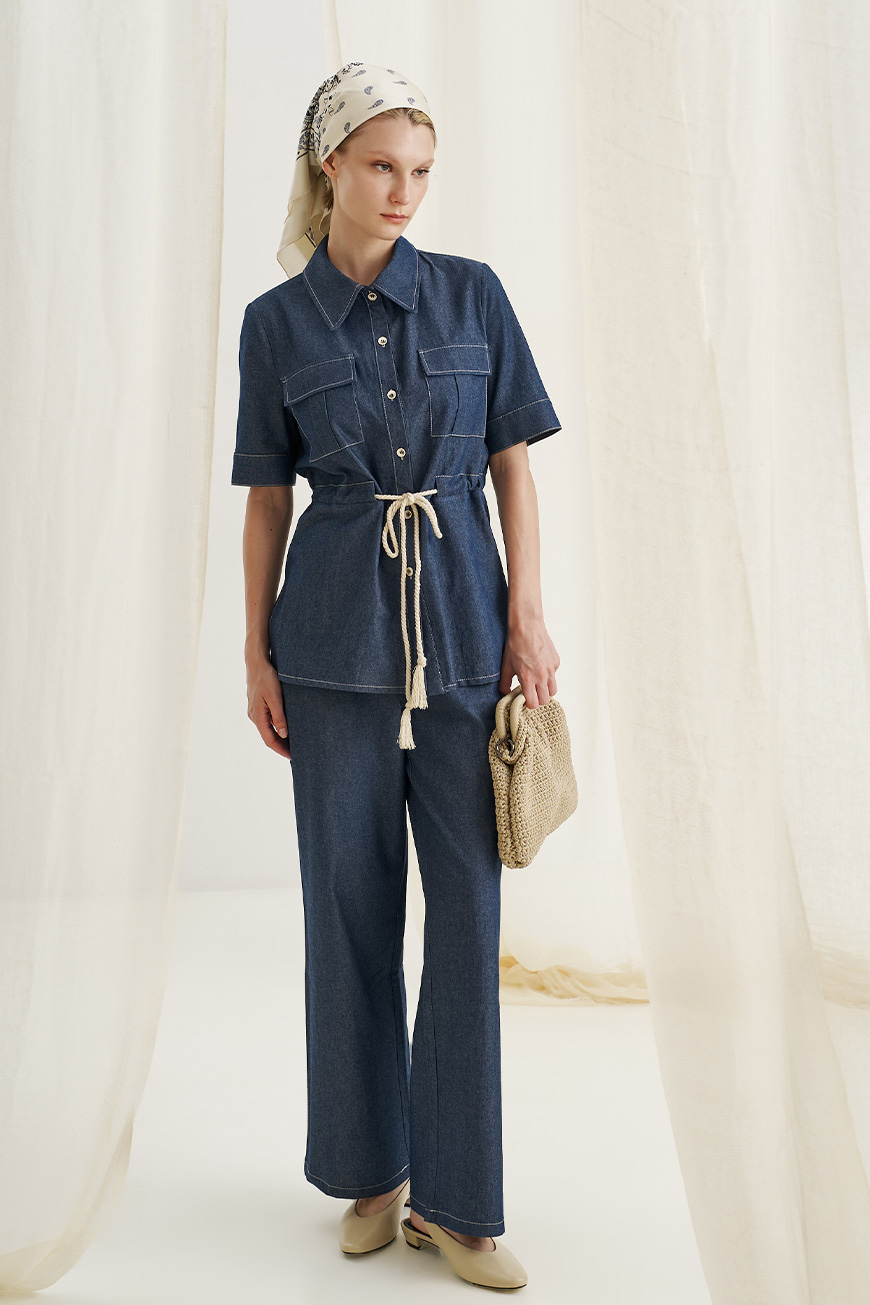 12638 Πουκάμισο cargo denim (2)