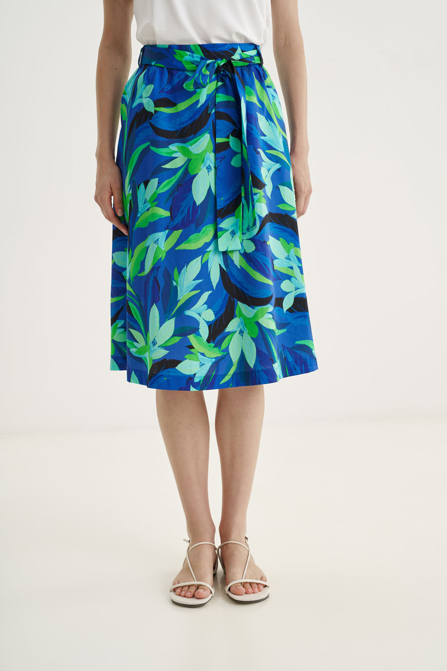 12644 Φούστα με τσέπες cotton (2)