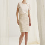 12676 Μπλούζα με μουσελίνα αντιθέσεις και βολάν (2)