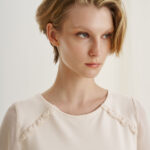 12676 Μπλούζα με μουσελίνα αντιθέσεις και βολάν (3)