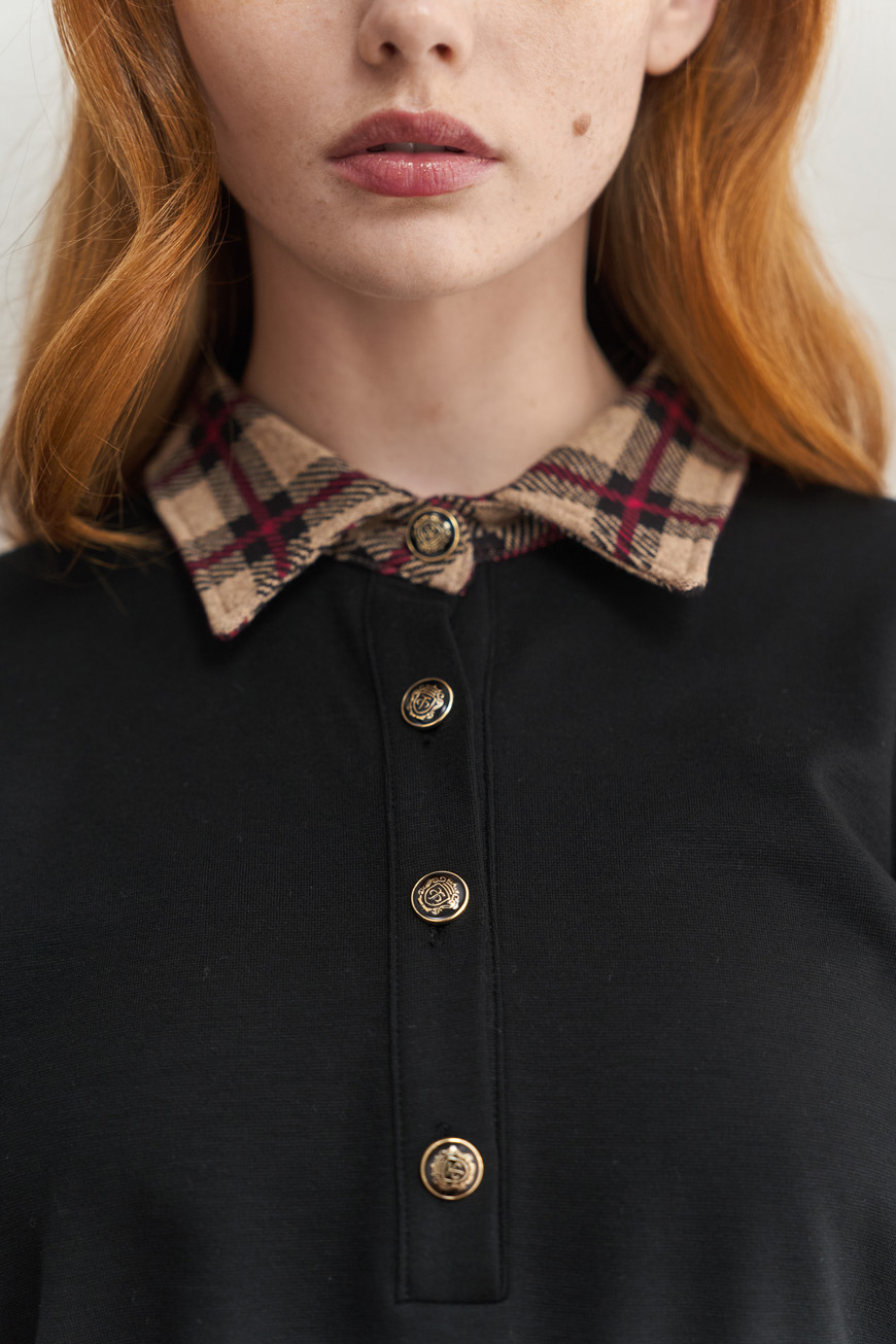 12724 Πόλο με tartan αντιθέσεις (3)