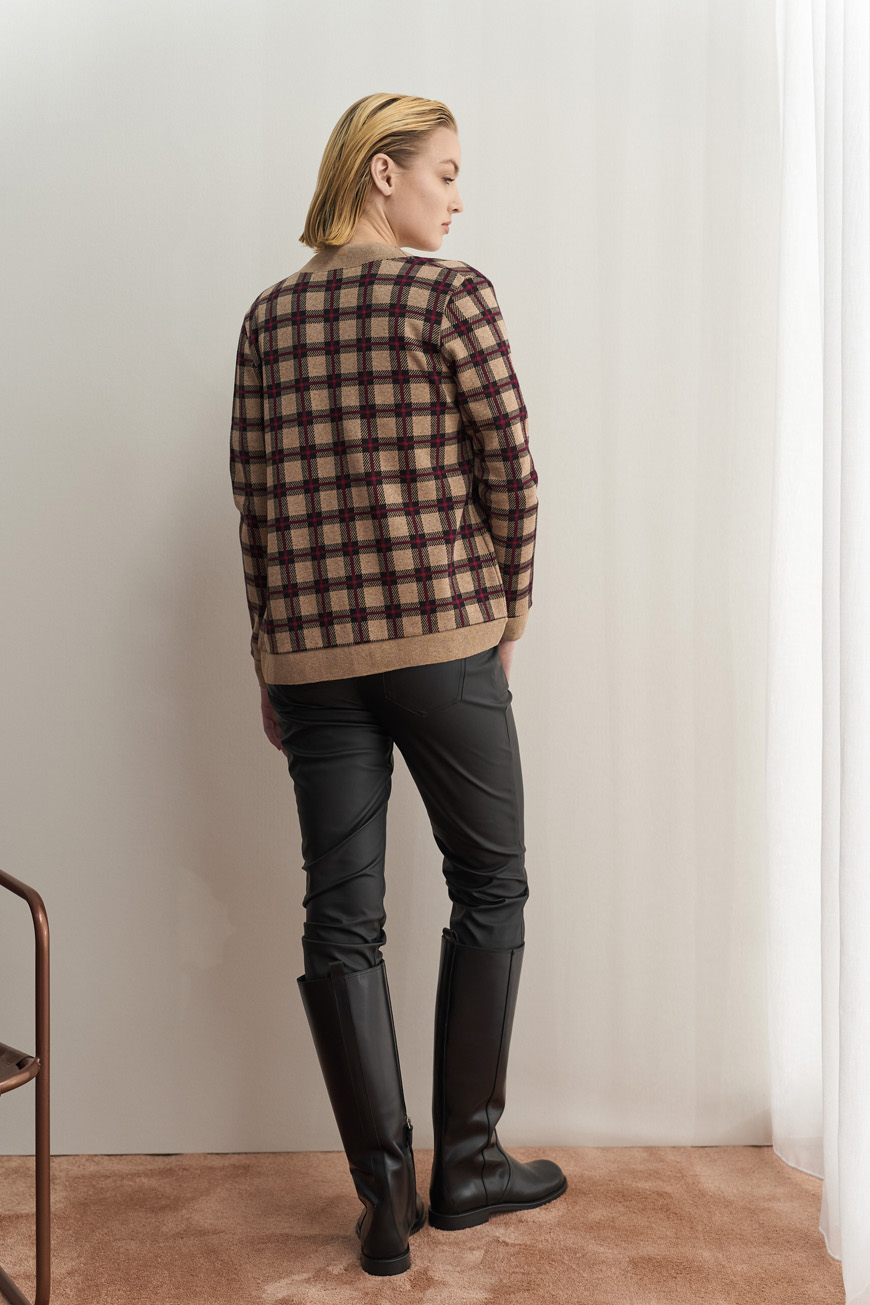 12725 Ζακέτα Ve tartan ζακάρ (4)