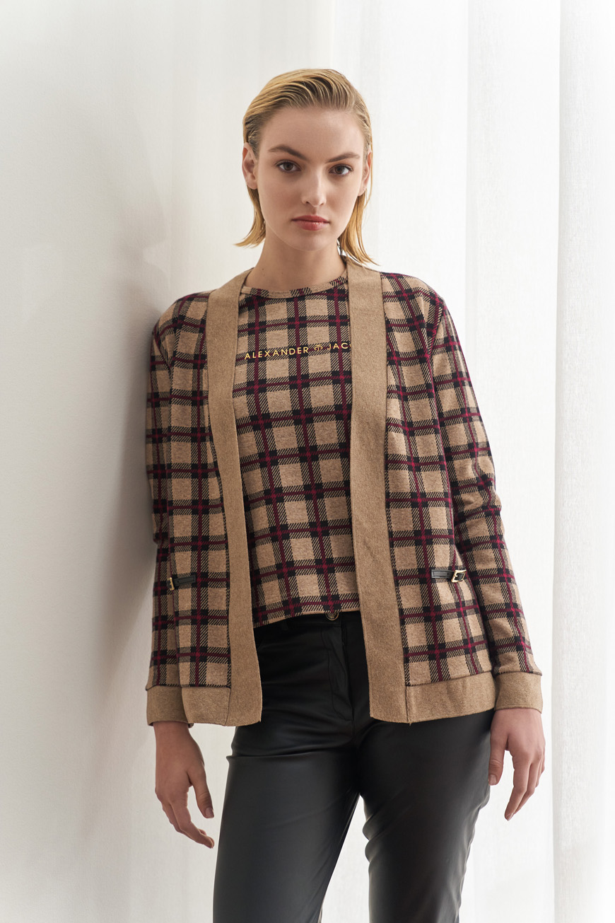 12725 Ζακέτα Ve tartan ζακάρ (5)