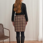 12732 Φούστα tartan ζακάρ με τόκα (4)