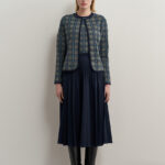 12734 Ζακέτα tartan με contrast ρέλι (2)