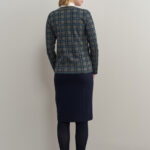 12737 Μπλουζοπουκάμισο tartan ζακάρ (5)